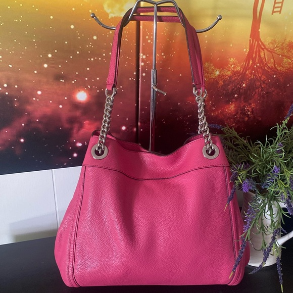 Pink Coach Edie Shoulder Bag - Picture 2 of 15